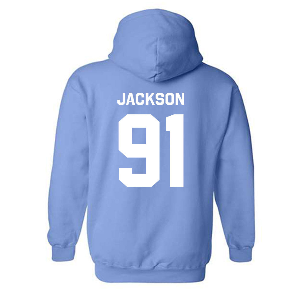 UNC - NCAA Football : Leroy Jackson - Classic Shersey Hooded Sweatshirt-1