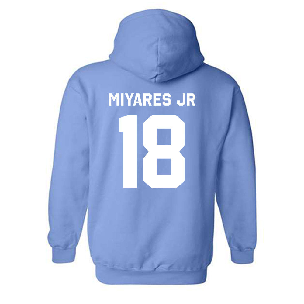 UNC - NCAA Football : Andres Miyares Jr - Classic Shersey Hooded Sweatshirt-3