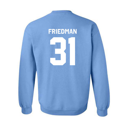UNC - NCAA Men's Lacrosse : Caswell Friedman - Classic Shersey Crewneck Sweatshirt-1