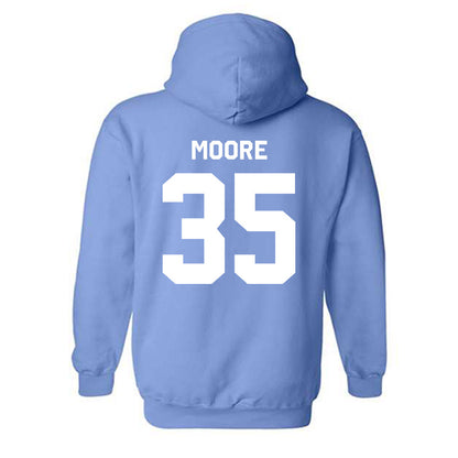 UNC - NCAA Men's Lacrosse : Kelan Moore - Classic Shersey Hooded Sweatshirt-1