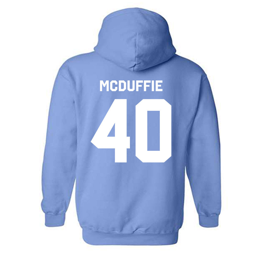UNC - NCAA Baseball : Walker McDuffie - Classic Shersey Hooded Sweatshirt-1
