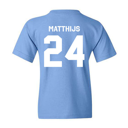 UNC - NCAA Baseball : Matthew Matthijs - Classic Shersey Youth T-Shirt-1