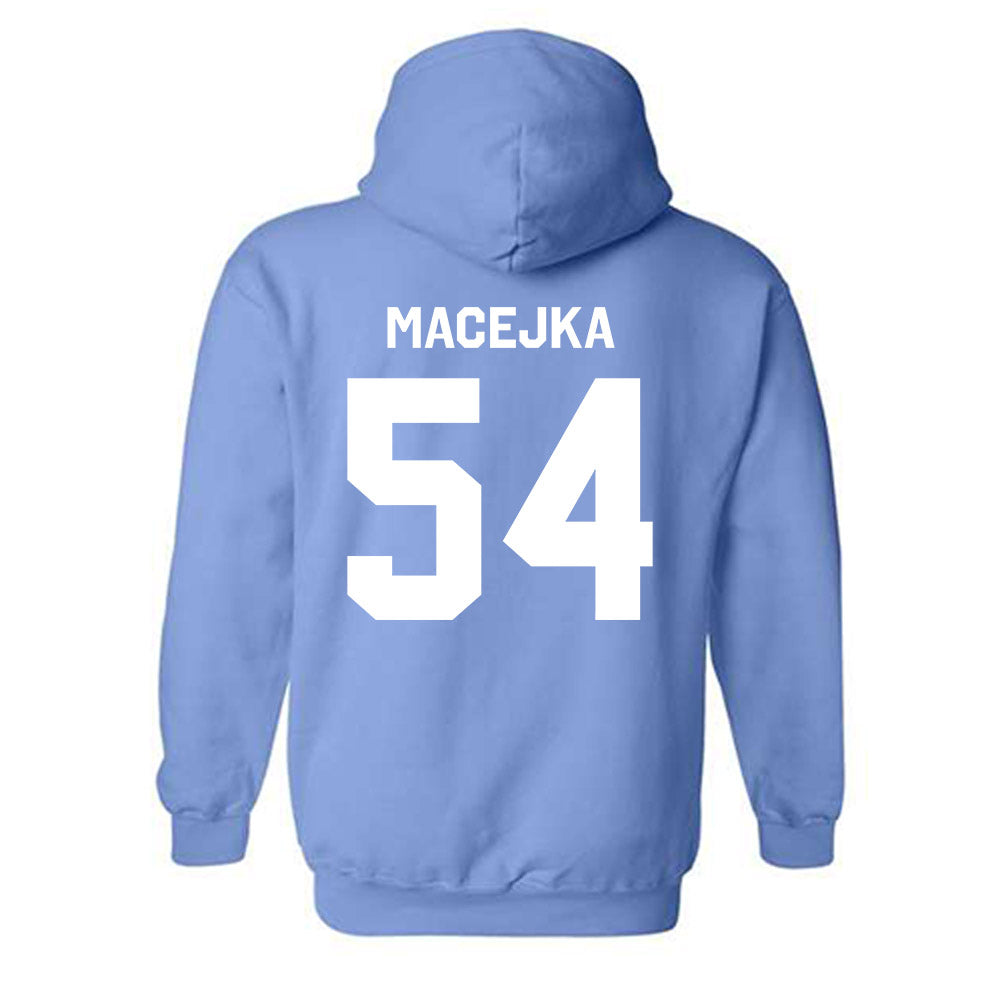 UNC - NCAA Men's Lacrosse : Luke Macejka - Classic Shersey Hooded Sweatshirt-1