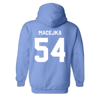 UNC - NCAA Men's Lacrosse : Luke Macejka - Classic Shersey Hooded Sweatshirt-1