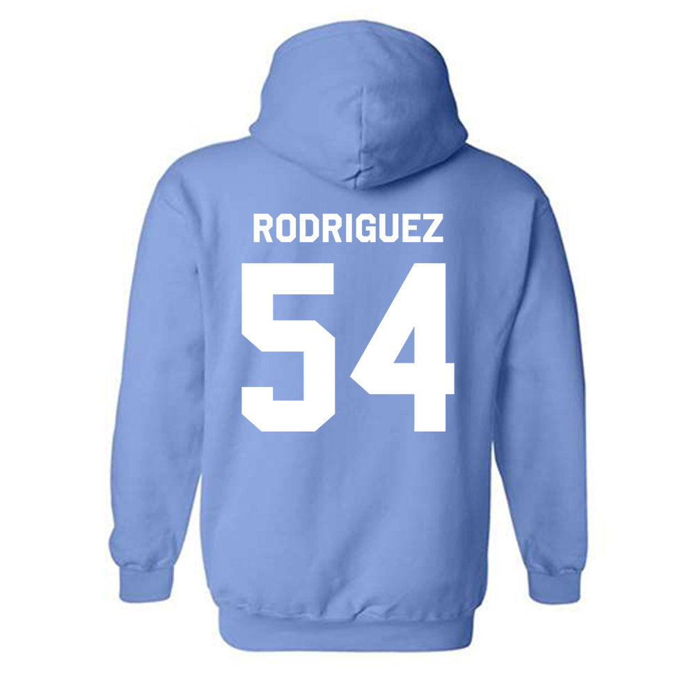 UNC - NCAA Football : Jonah Rodriguez - Classic Shersey Hooded Sweatshirt-3