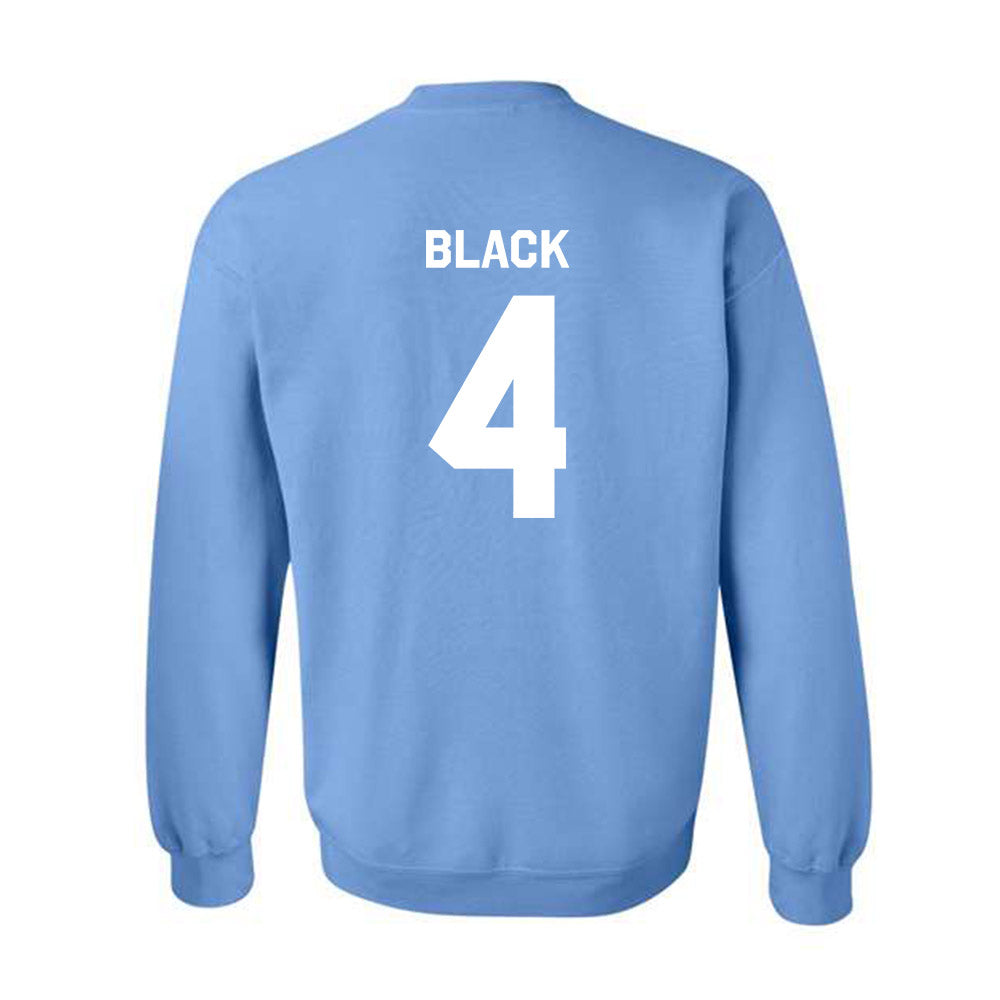 UNC - NCAA Baseball : Sawyer Black - Classic Shersey Crewneck Sweatshirt-1
