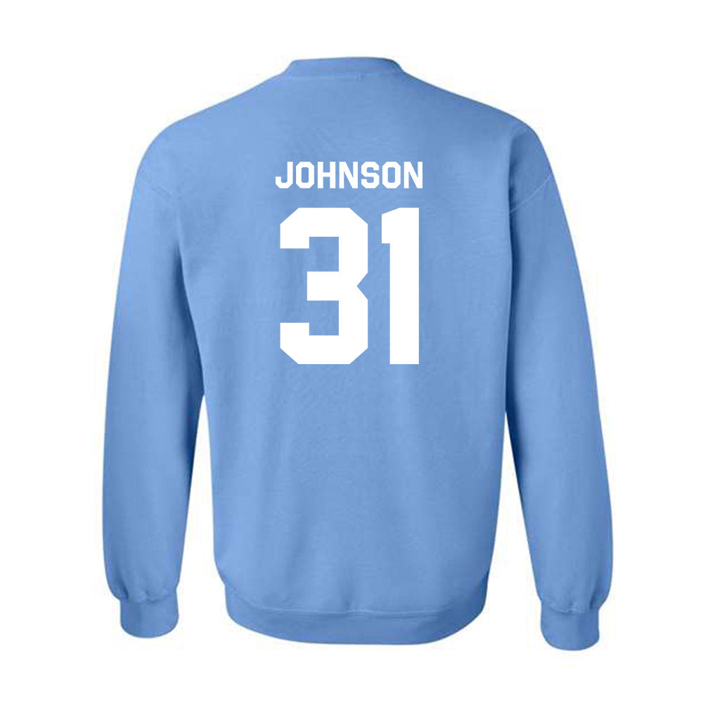 UNC - NCAA Baseball : Olin Johnson - Classic Shersey Crewneck Sweatshirt-1