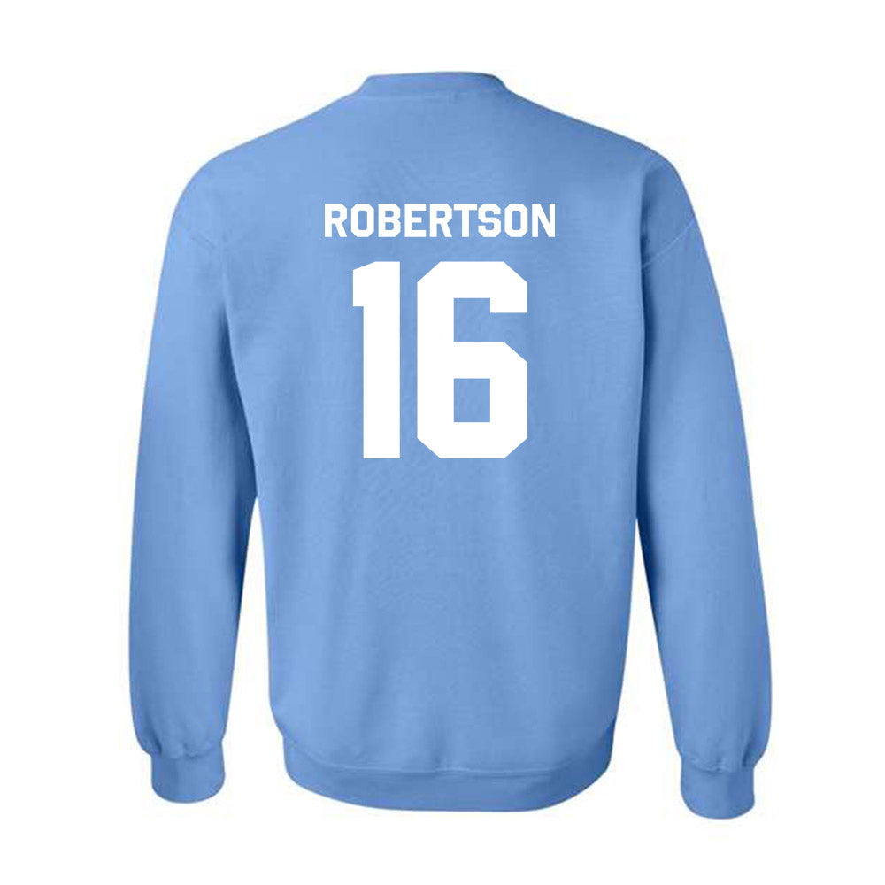 UNC - NCAA Football : Zamaurious Robertson - Classic Shersey Crewneck Sweatshirt-3