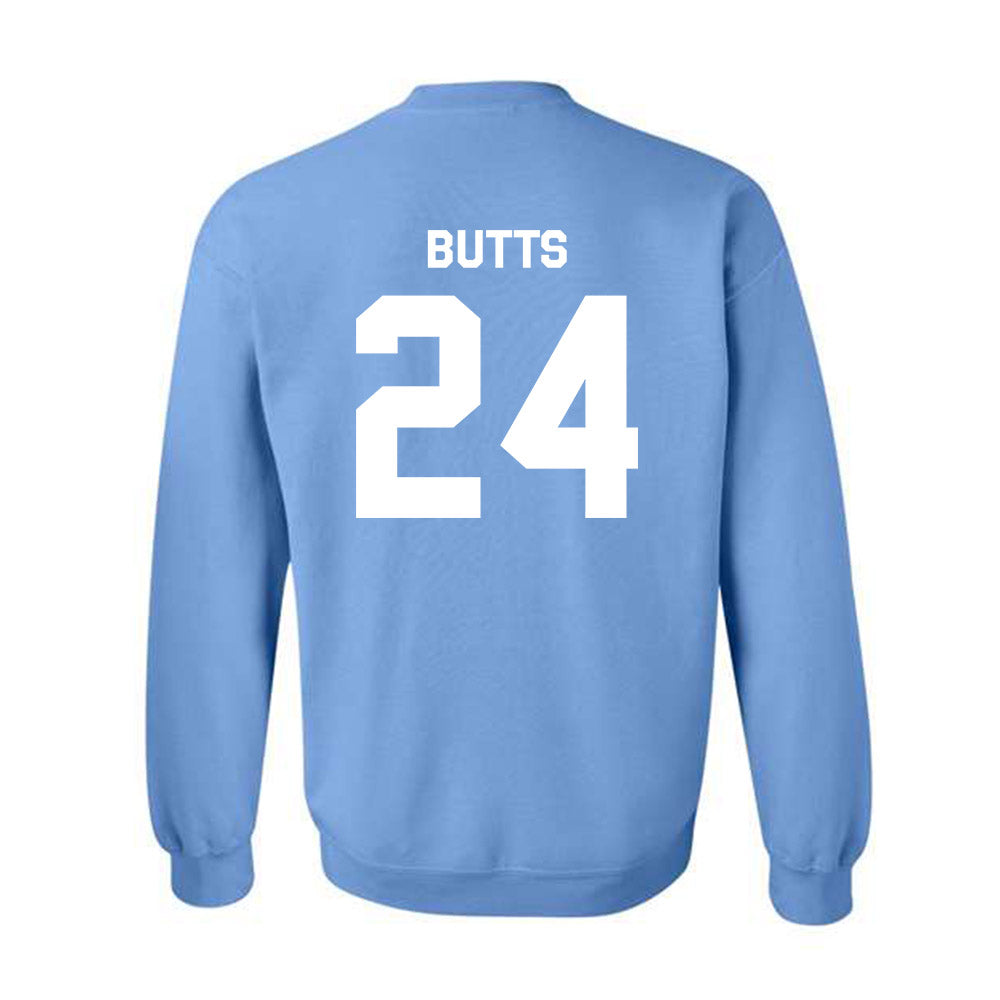 UNC - NCAA Football : Javion Butts - Classic Shersey Crewneck Sweatshirt-1