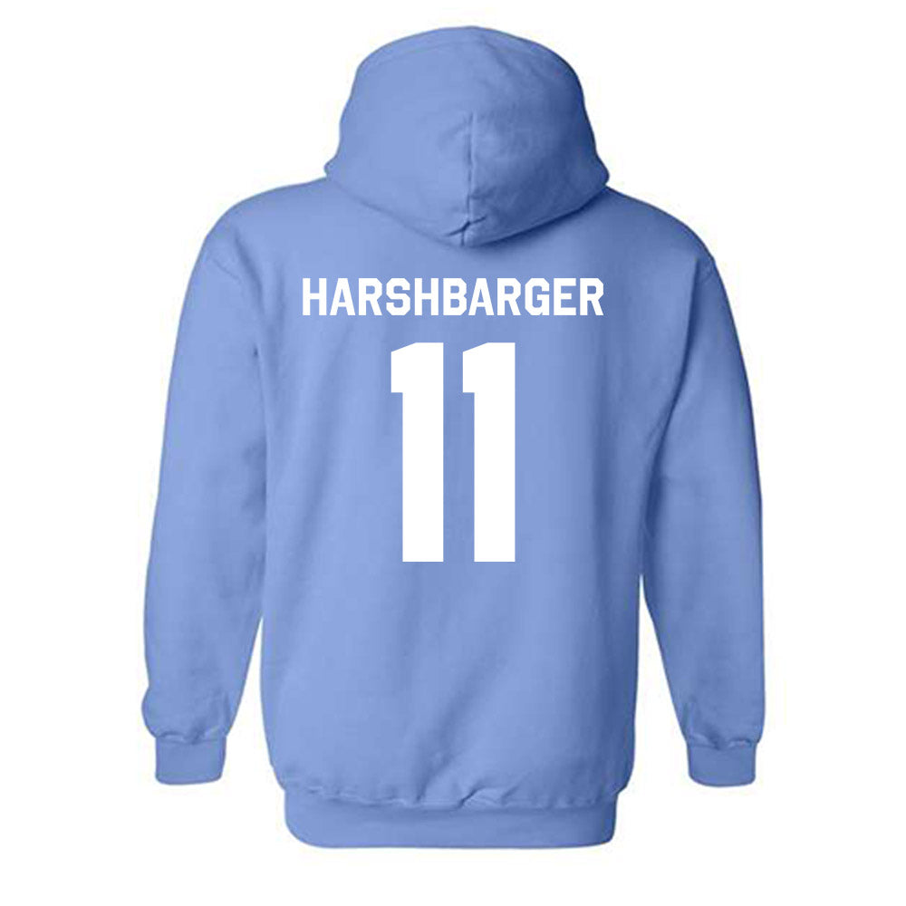 UNC - NCAA Men's Lacrosse : Caden Harshbarger - Classic Shersey Hooded Sweatshirt-1