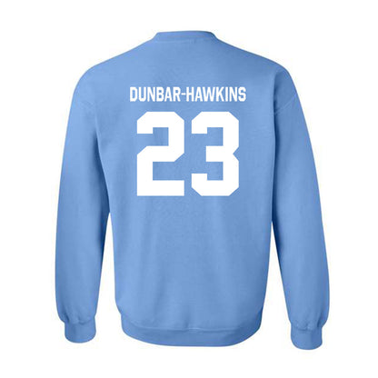 UNC - NCAA Football : Khristian Dunbar-Hawkins - Classic Shersey Crewneck Sweatshirt-1