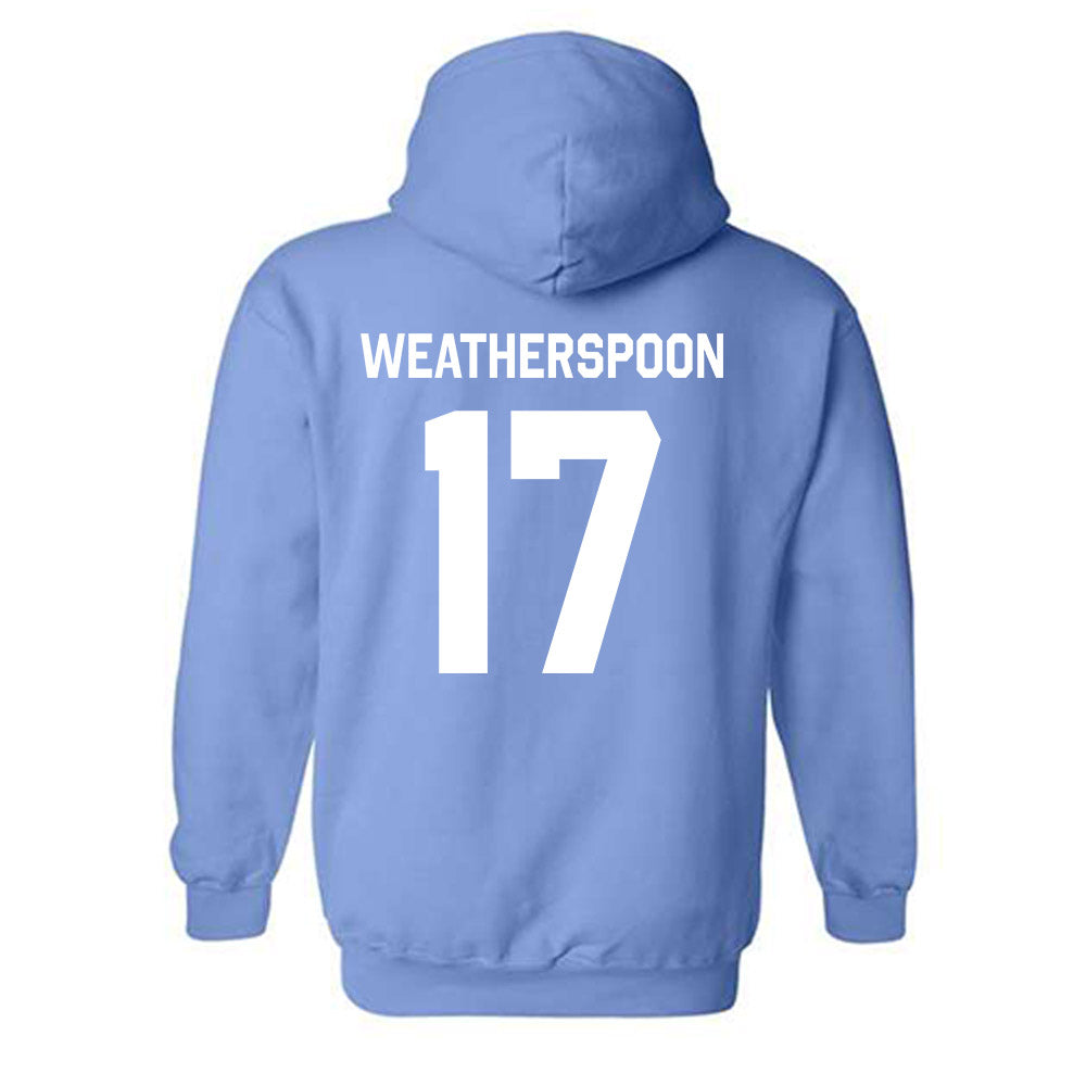 UNC - NCAA Football : Jakob Weatherspoon - Classic Shersey Hooded Sweatshirt-3