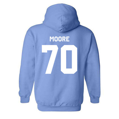UNC - NCAA Men's Lacrosse : John Moore - Classic Shersey Hooded Sweatshirt-1