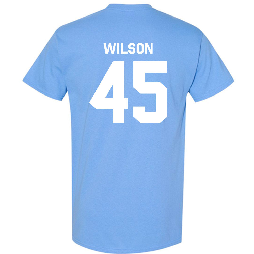 UNC - NCAA Men's Lacrosse : Brayson Wilson - Classic Shersey T-Shirt-1