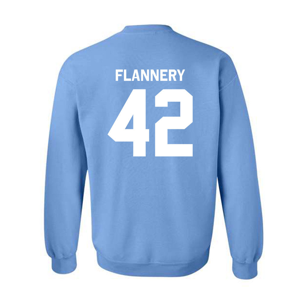 UNC - NCAA Baseball : Boston Flannery - Classic Shersey Crewneck Sweatshirt-1
