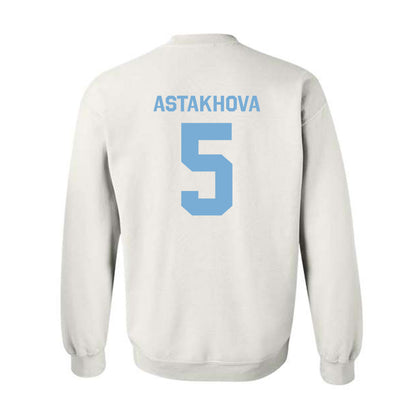 UNC - NCAA Women's Basketball : Liza Astakhova - Classic Shersey Crewneck Sweatshirt-1