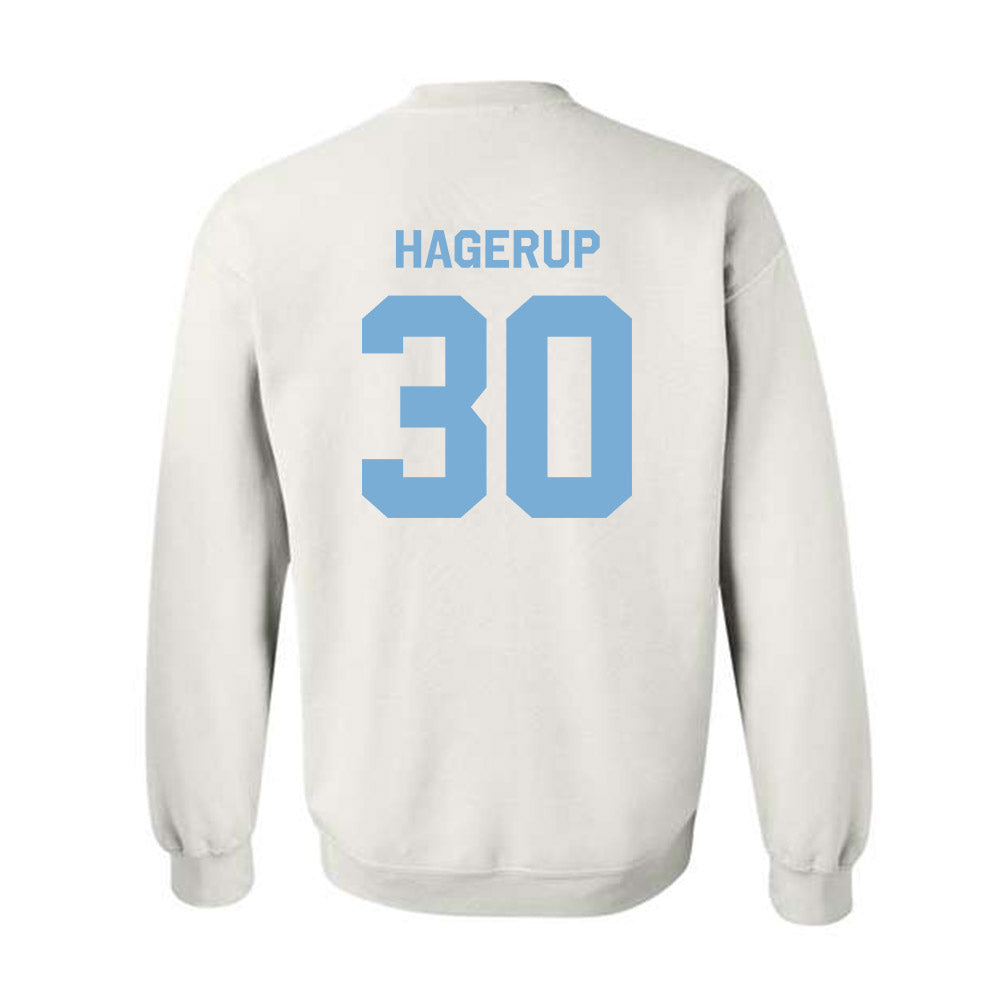 UNC - NCAA Men's Lacrosse : Leif Hagerup - Classic Shersey Crewneck Sweatshirt-1