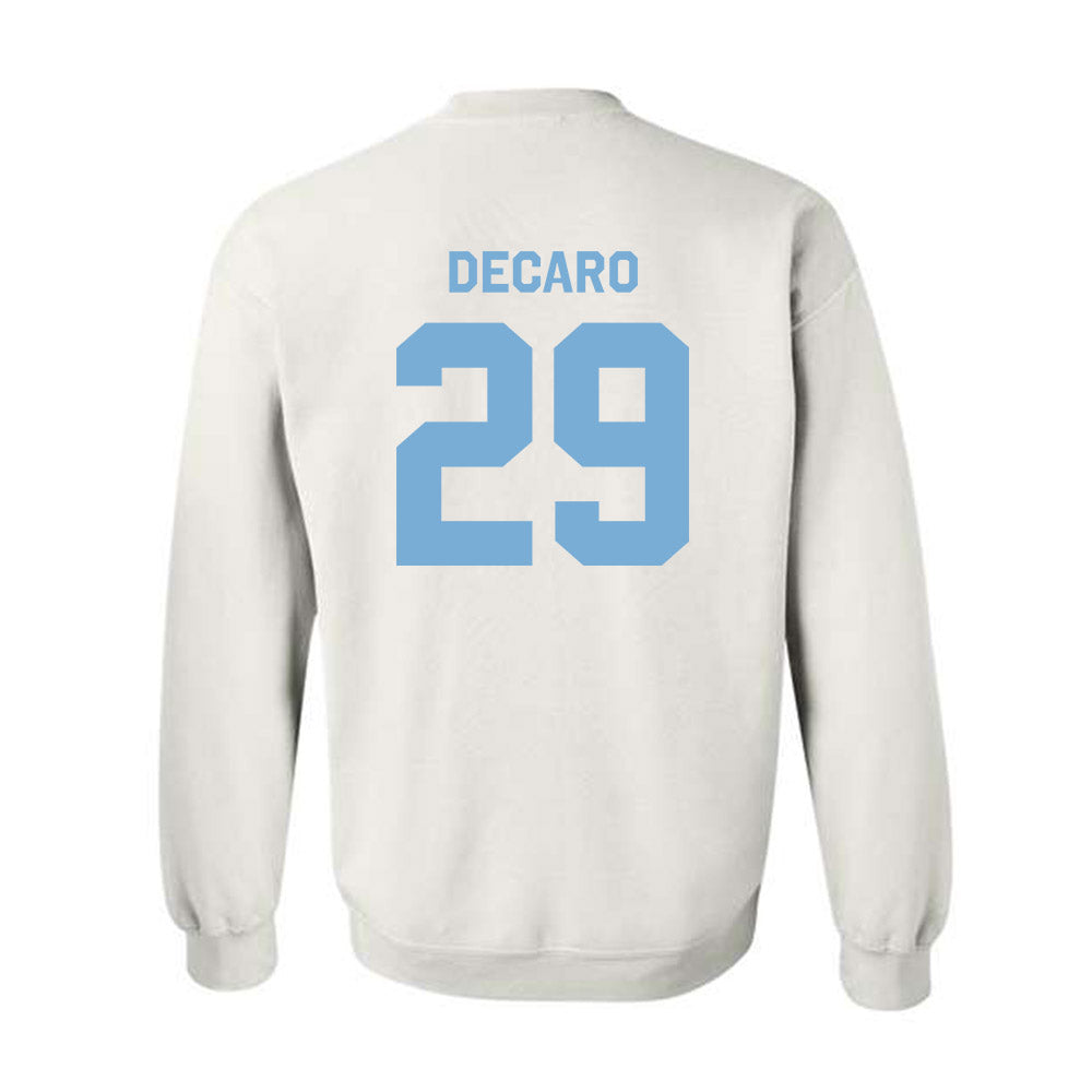 UNC - NCAA Baseball : Jason DeCaro - Classic Shersey Crewneck Sweatshirt-1