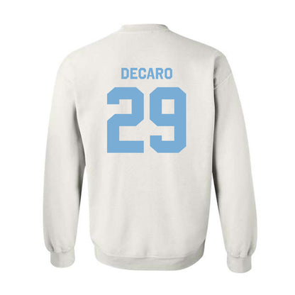 UNC - NCAA Baseball : Jason DeCaro - Classic Shersey Crewneck Sweatshirt-1