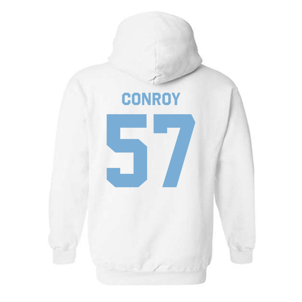 UNC - NCAA Football : William Conroy - Classic Shersey Hooded Sweatshirt-2