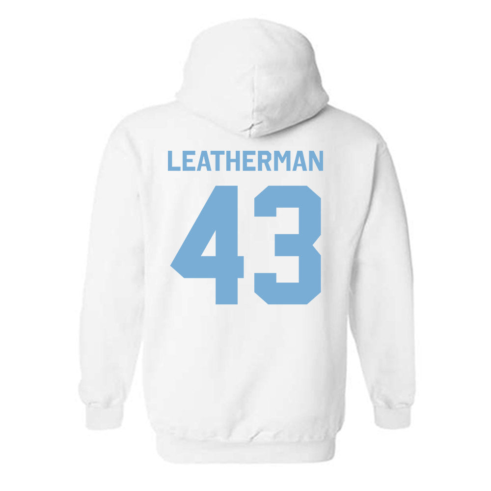 UNC - NCAA Baseball : Riley Leatherman - Classic Shersey Hooded Sweatshirt-1