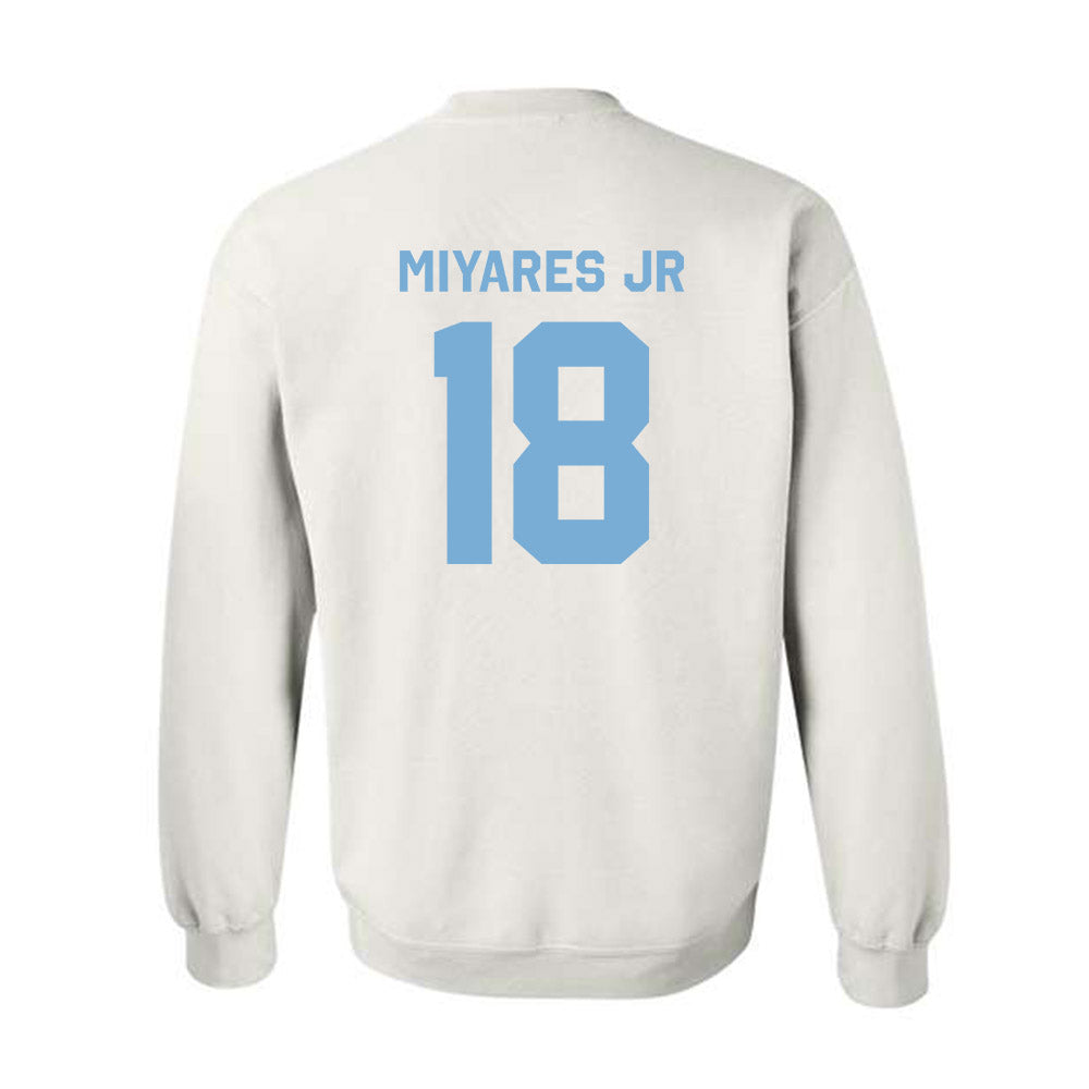 UNC - NCAA Football : Andres Miyares Jr - Classic Shersey Crewneck Sweatshirt-2