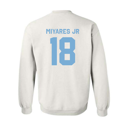 UNC - NCAA Football : Andres Miyares Jr - Classic Shersey Crewneck Sweatshirt-2