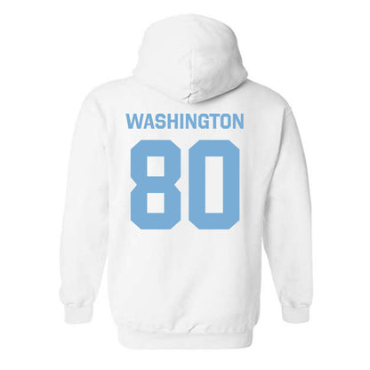 UNC - NCAA Football : Jordan Washington - Classic Shersey Hooded Sweatshirt-2