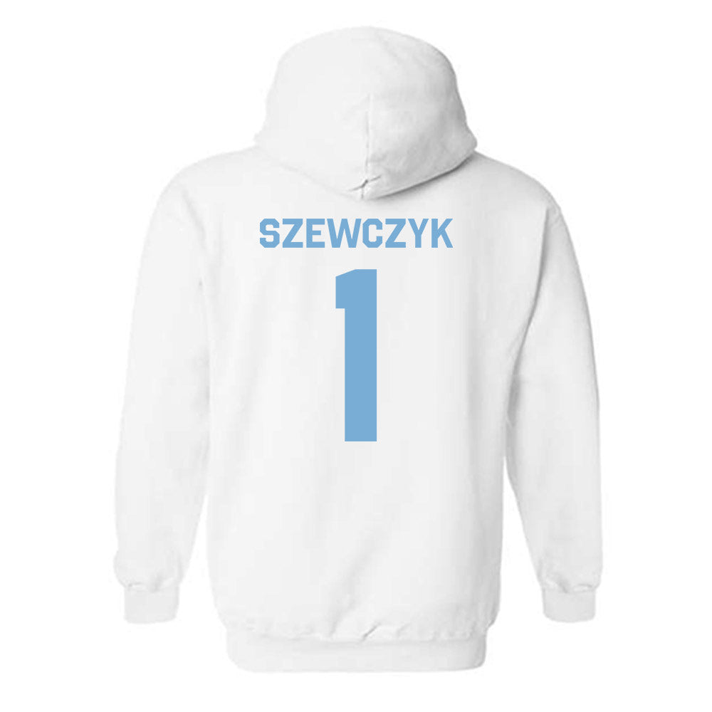 UNC - NCAA Men's Lacrosse : Mason Szewczyk - Classic Shersey Hooded Sweatshirt-1