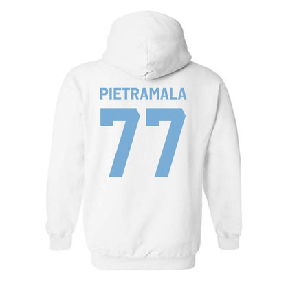 UNC - NCAA Men's Lacrosse : Dominic Pietramala - Classic Shersey Hooded Sweatshirt-1