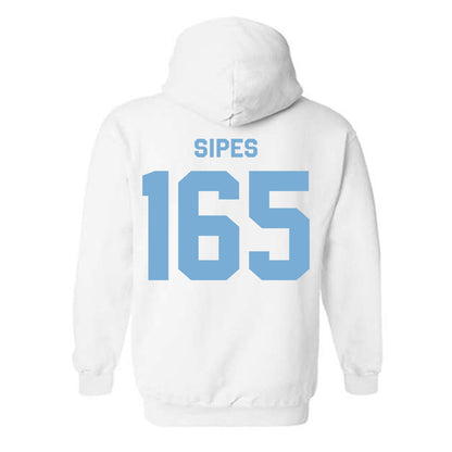 UNC - NCAA Wrestling : Luke Sipes - Classic Shersey Hooded Sweatshirt-1