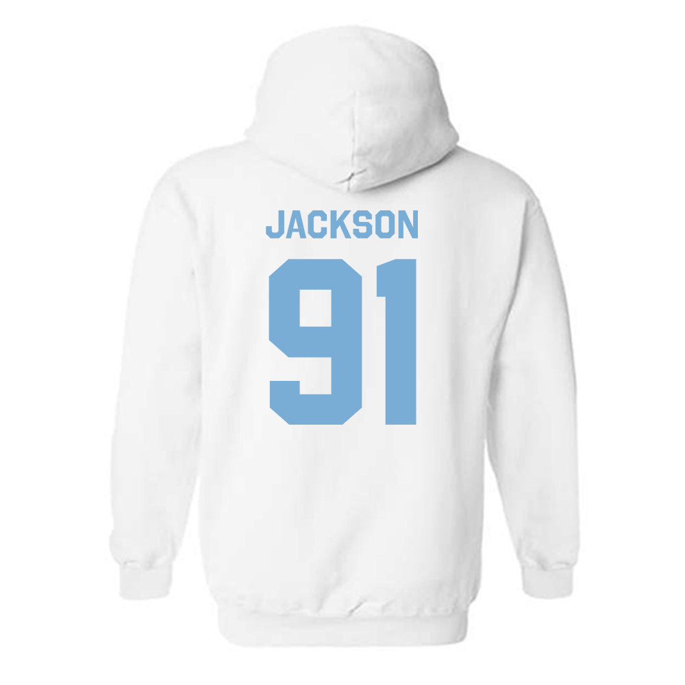 UNC - NCAA Football : Leroy Jackson - Classic Shersey Hooded Sweatshirt-1