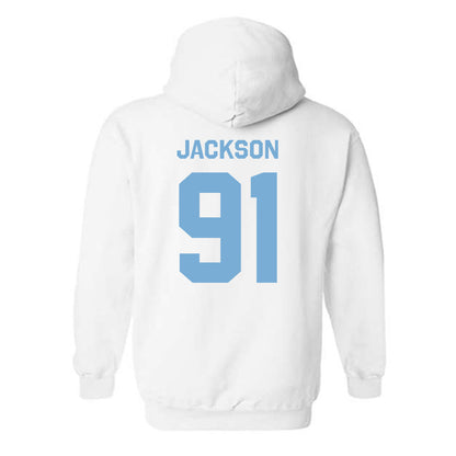 UNC - NCAA Football : Leroy Jackson - Classic Shersey Hooded Sweatshirt-1