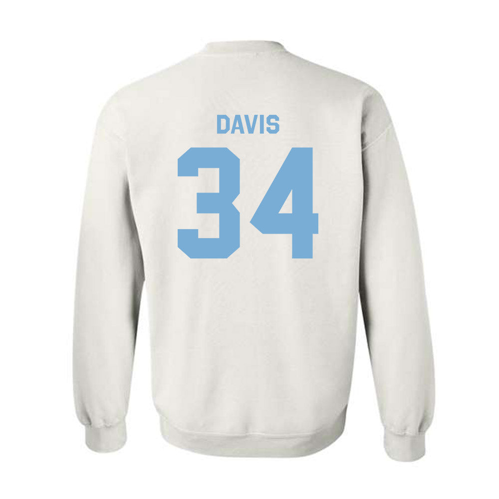 UNC - NCAA Football : David Davis - Classic Shersey Crewneck Sweatshirt-1