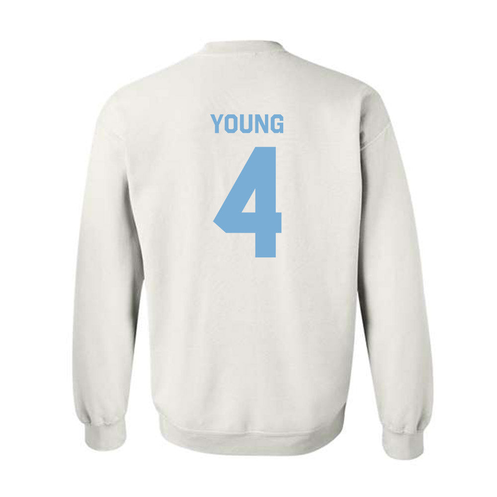 UNC - NCAA Men's Basketball : Jaydon Young - Classic Shersey Crewneck Sweatshirt-1