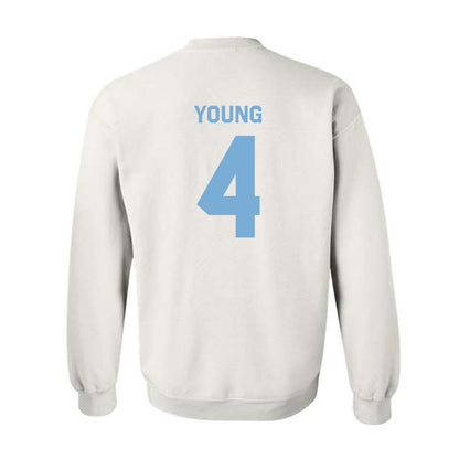 UNC - NCAA Men's Basketball : Jaydon Young - Classic Shersey Crewneck Sweatshirt-1