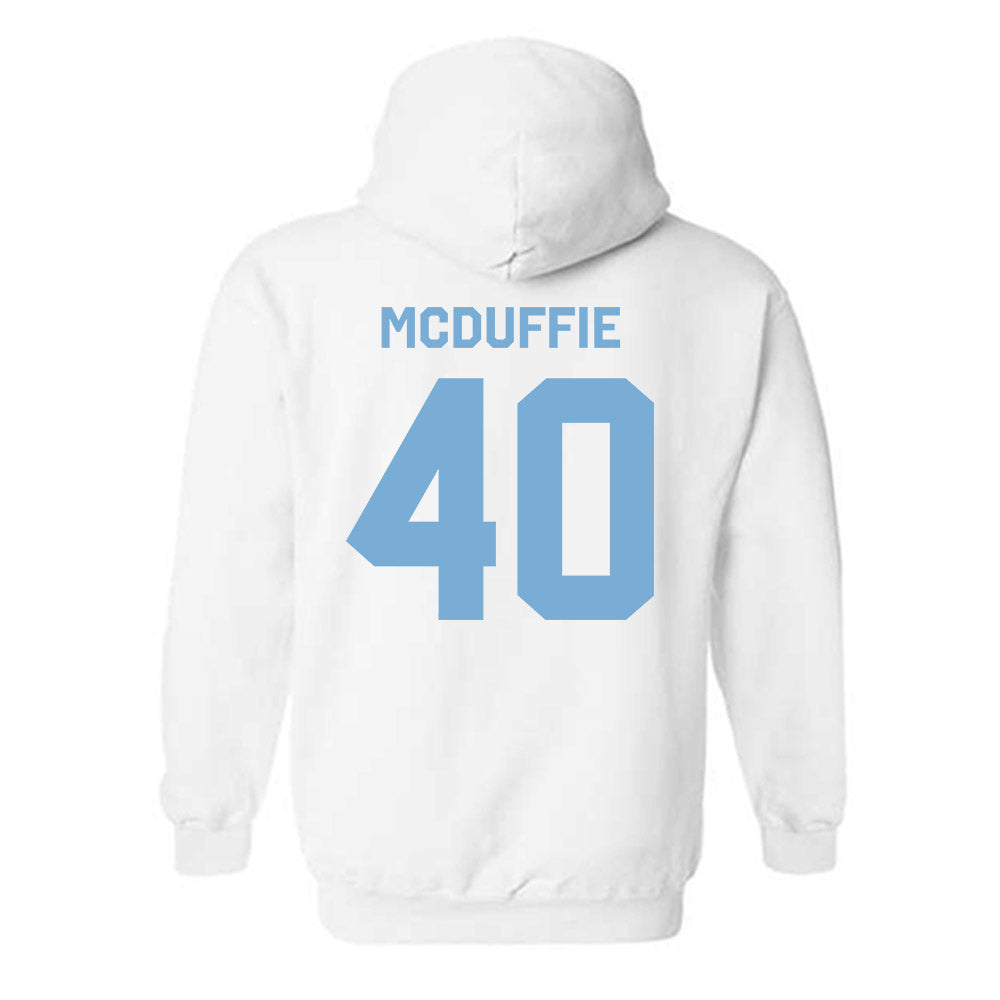 UNC - NCAA Baseball : Walker McDuffie - Classic Shersey Hooded Sweatshirt-1