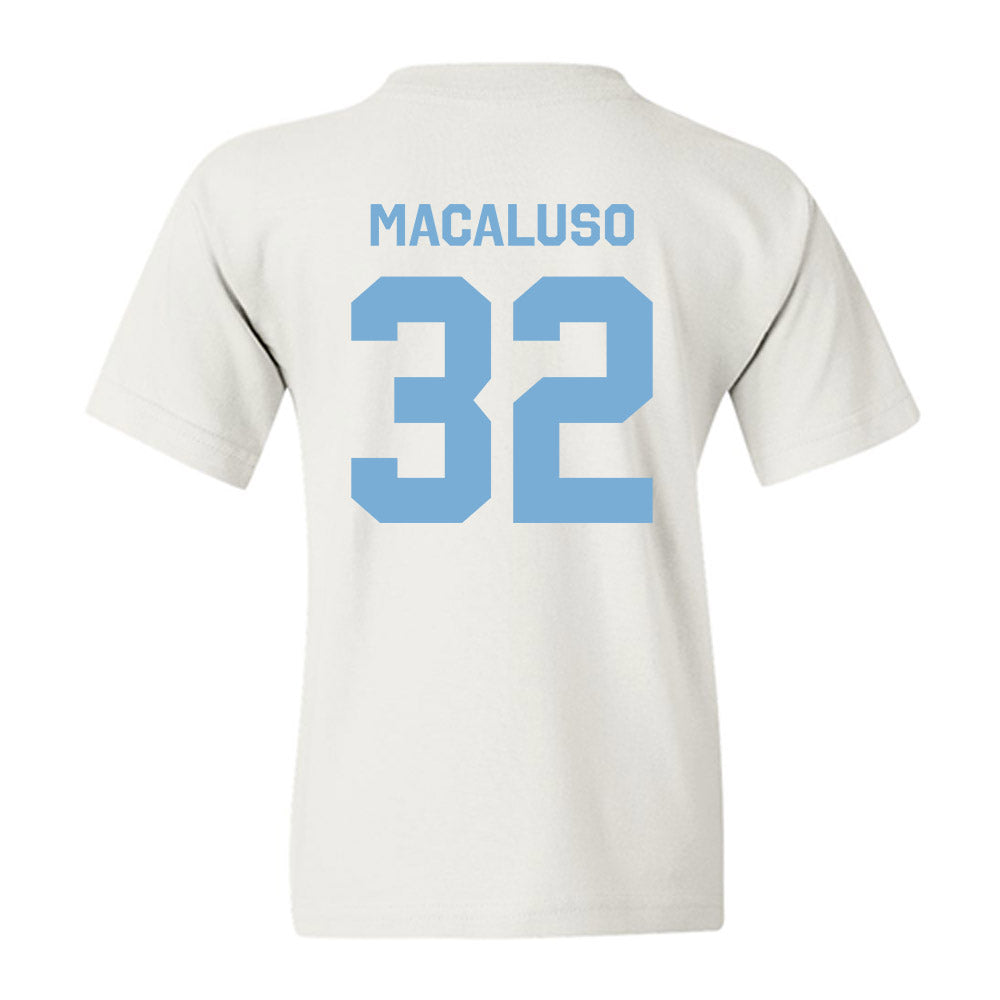 UNC - NCAA Men's Lacrosse : Luke Macaluso - Classic Shersey Youth T-Shirt-1