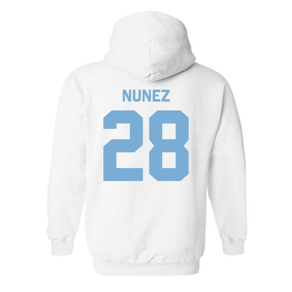 UNC - NCAA Baseball : Jadyn Nunez - Classic Shersey Hooded Sweatshirt-1
