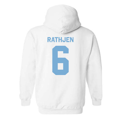 UNC - NCAA Women's Lacrosse : Charlotte Rathjen - Classic Shersey Hooded Sweatshirt-1