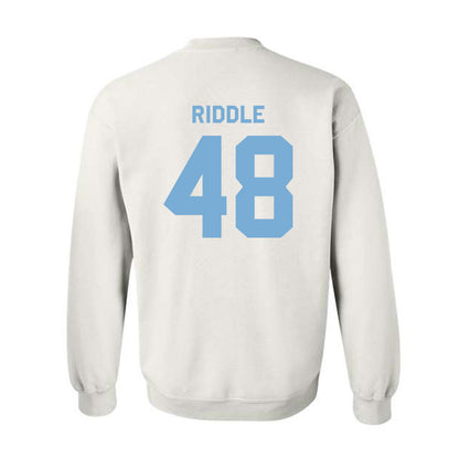 UNC - NCAA Men's Lacrosse : Graham Riddle - Classic Shersey Crewneck Sweatshirt-1