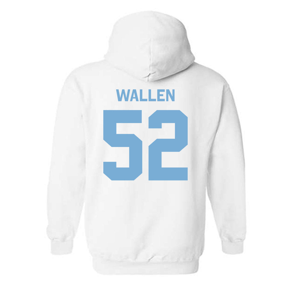 UNC - NCAA Baseball : Andrew Wallen - Classic Shersey Hooded Sweatshirt-1
