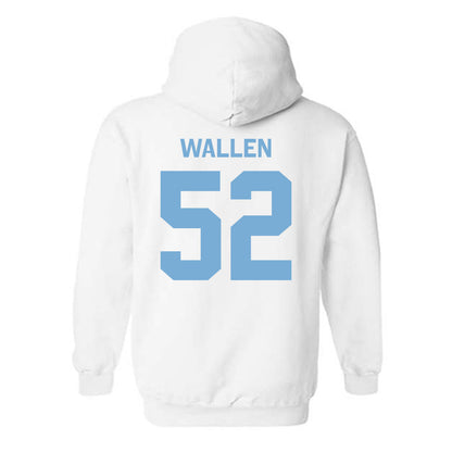 UNC - NCAA Baseball : Andrew Wallen - Classic Shersey Hooded Sweatshirt-1