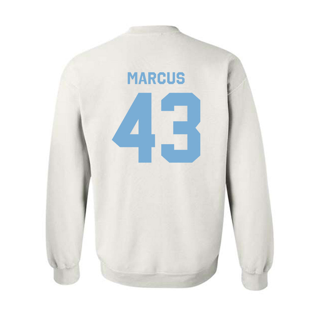 UNC - NCAA Men's Lacrosse : Josh Marcus - Classic Shersey Crewneck Sweatshirt-1