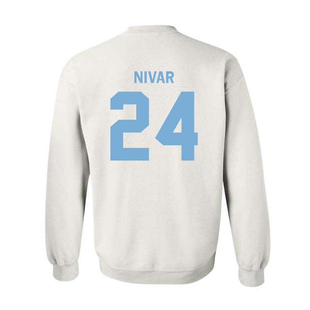 UNC - NCAA Women's Basketball : Indya Nivar - Classic Shersey Crewneck Sweatshirt-1