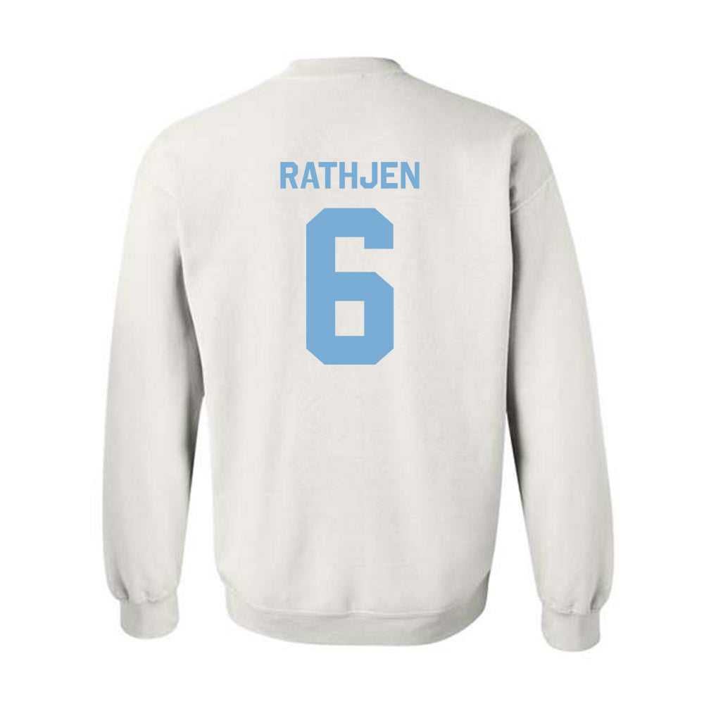 UNC - NCAA Women's Lacrosse : Charlotte Rathjen - Classic Shersey Crewneck Sweatshirt-1