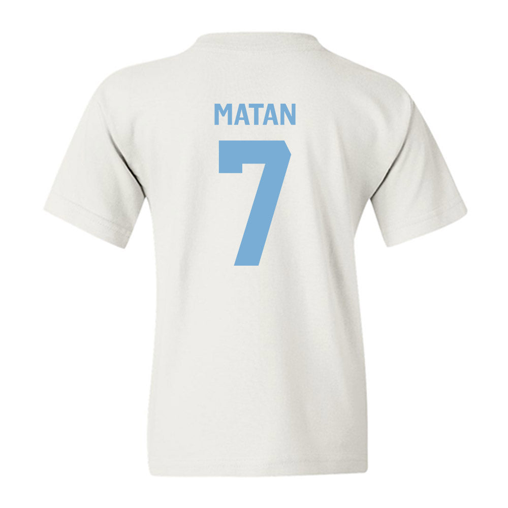 UNC - NCAA Men's Lacrosse : James Matan - Classic Shersey Youth T-Shirt-1