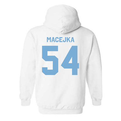 UNC - NCAA Men's Lacrosse : Luke Macejka - Classic Shersey Hooded Sweatshirt-1
