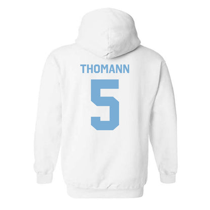 UNC - NCAA Men's Lacrosse : Peter Thomann - Classic Shersey Hooded Sweatshirt-1