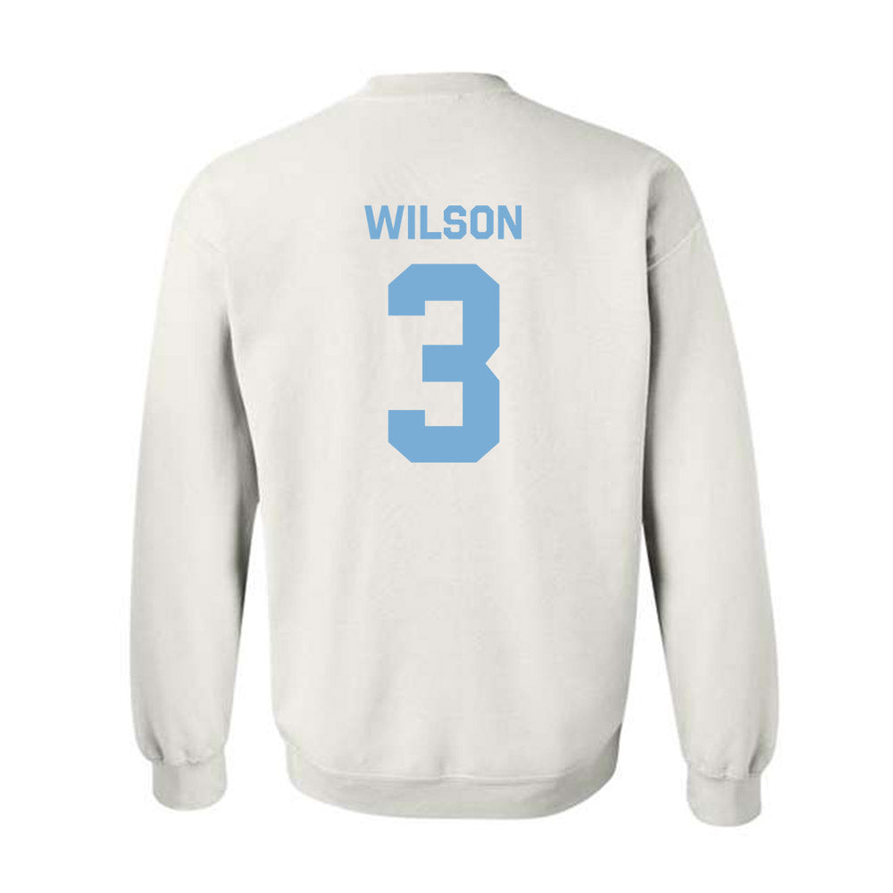 UNC - NCAA Men's Lacrosse : Brevin Wilson - Classic Shersey Crewneck Sweatshirt-1